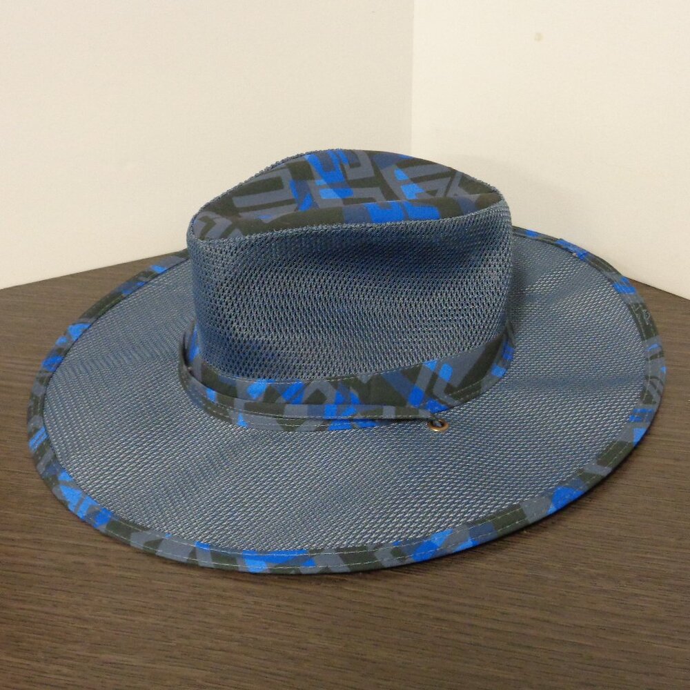 Brand New QWave Mesh Safari Hat, Blue, One Size Fits Most, model QWPG-6217 WH1
